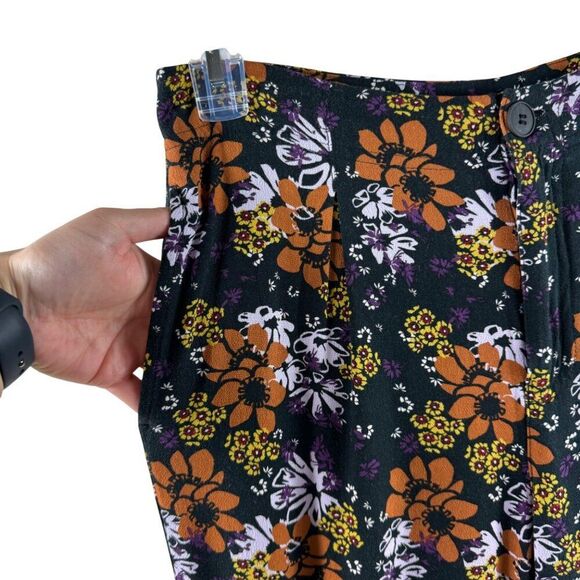 Free People Can't Take My Eyes Off Of You High Rise Floral Flare Pants Small - Picture 4 of 13